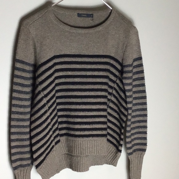 THML > Brown Striped Sweater Small - Picture 4 of 11